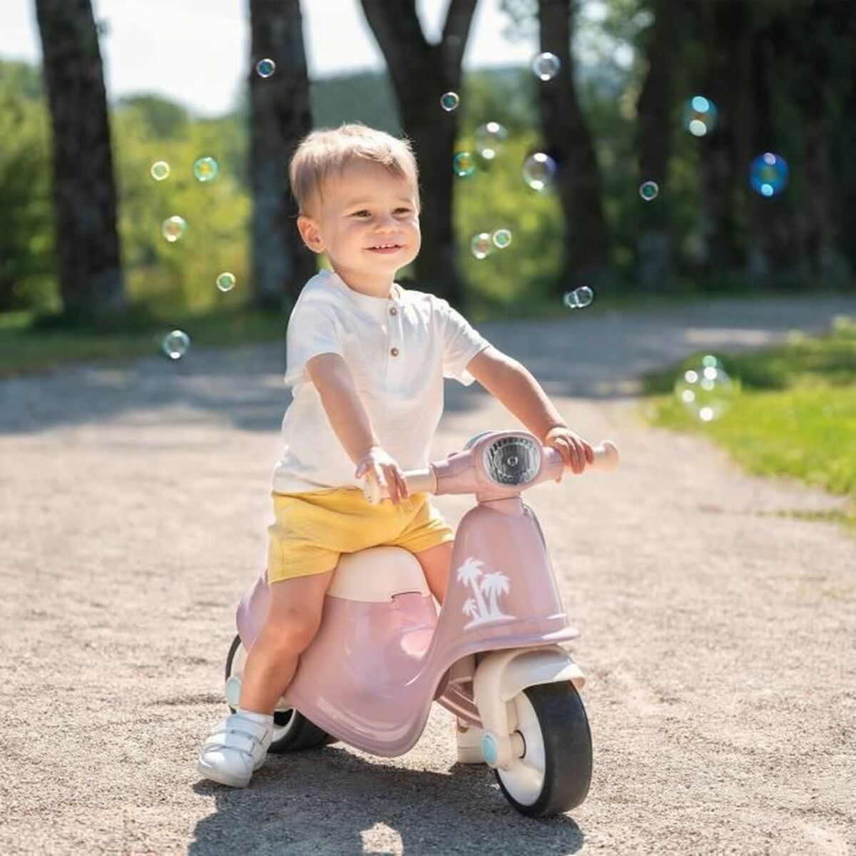 Mașină-Premergător Smoby scooter Roz - Jucarii si jocuri, În aer liber și sport