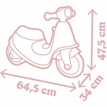 Mașină-Premergător Smoby scooter Roz - Jucarii si jocuri, În aer liber și sport