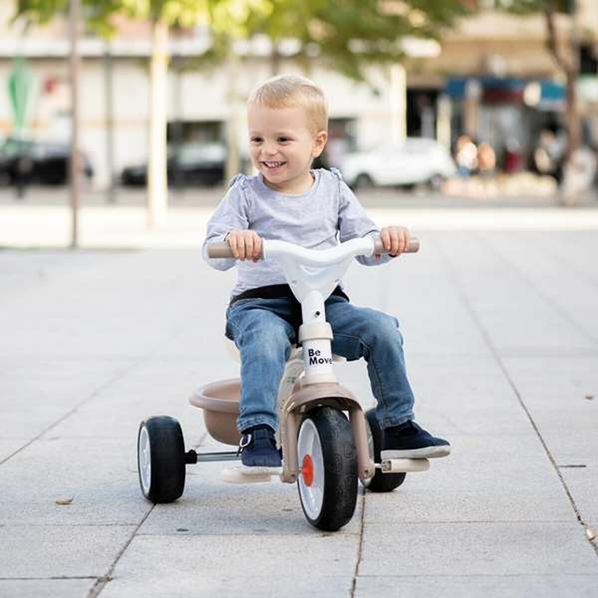 Triciclu Smoby Be move Bej - Jucarii si jocuri, În aer liber și sport