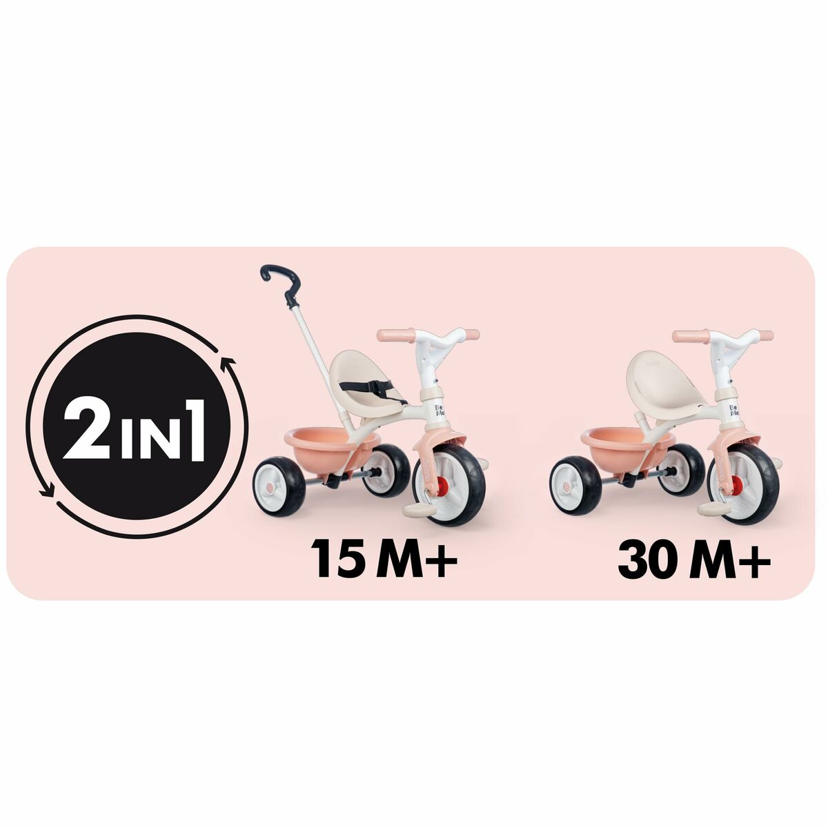 Triciclu Smoby Be Move Roz - Jucarii si jocuri, În aer liber și sport