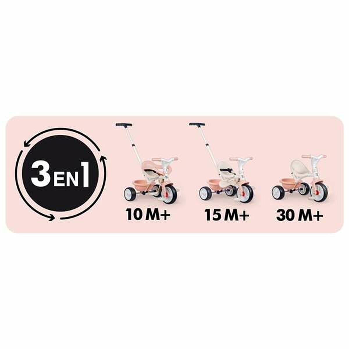 Triciclu Smoby Be Move Confort Roz - Jucarii si jocuri, În aer liber și sport