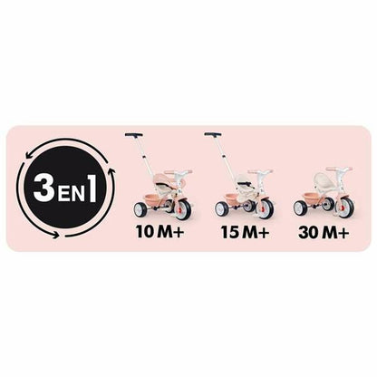 Triciclu Smoby Be Move Confort Roz - Jucarii si jocuri, În aer liber și sport