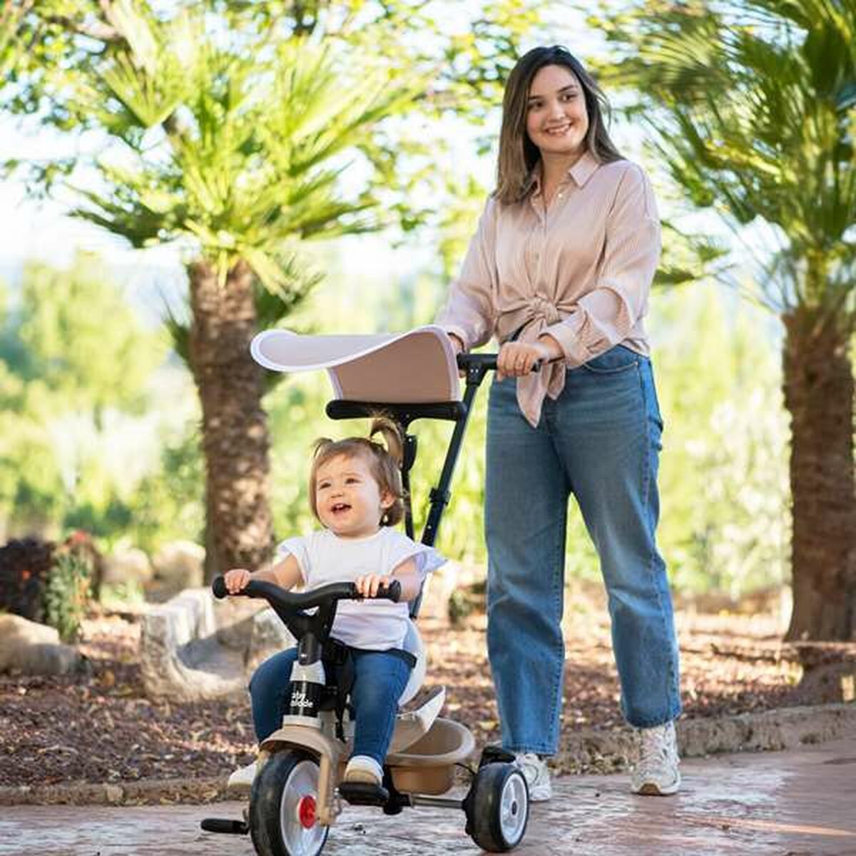 Triciclu Smoby Bej - Jucarii si jocuri, În aer liber și sport