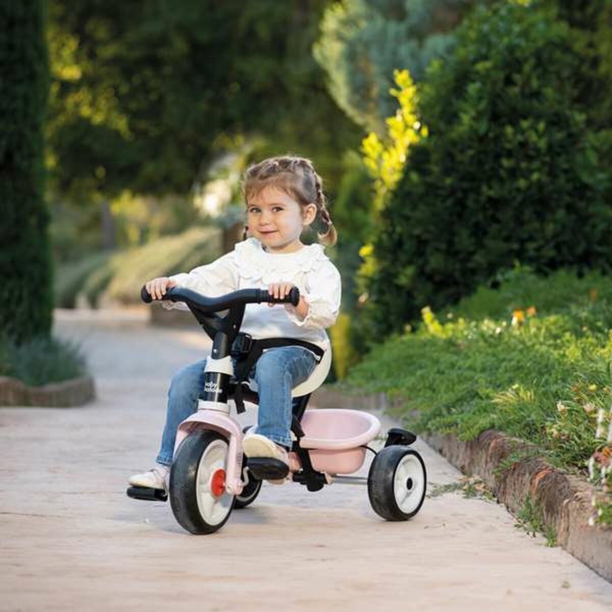 Triciclu Smoby Paseo para bebés Roz - Jucarii si jocuri, În aer liber și sport