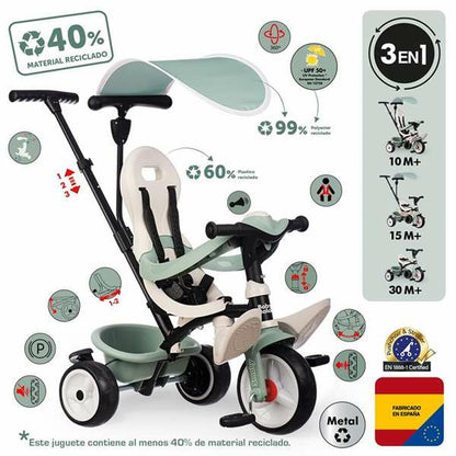 Triciclu Smoby S.Life Balade Multicolor - Jucarii si jocuri, În aer liber și sport