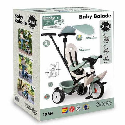 Triciclu Smoby S.Life Balade Multicolor - Jucarii si jocuri, În aer liber și sport