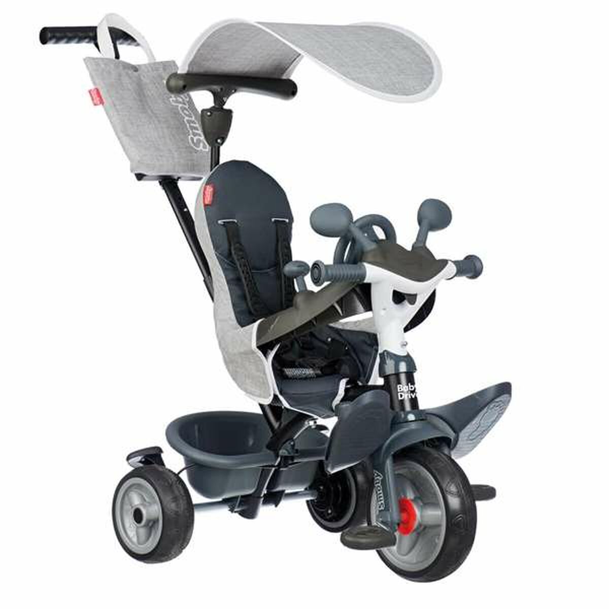 Triciclu Smoby Baby Driver Gri - Jucarii si jocuri, În aer liber și sport