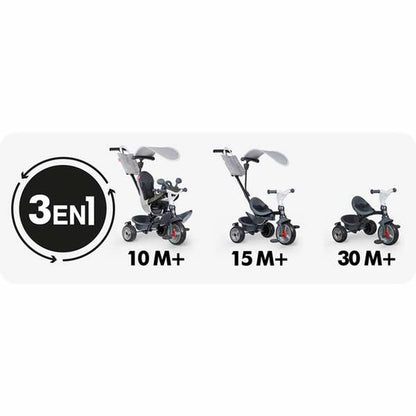 Triciclu Smoby Metalizat - Jucarii si jocuri, În aer liber și sport