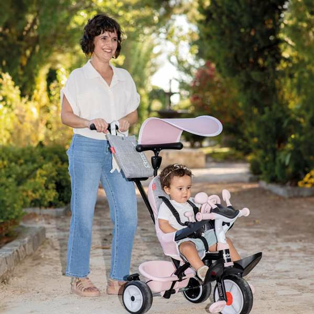 Triciclu Smoby Baby Driver Confort Metalizat - Jucarii si jocuri, În aer liber și sport