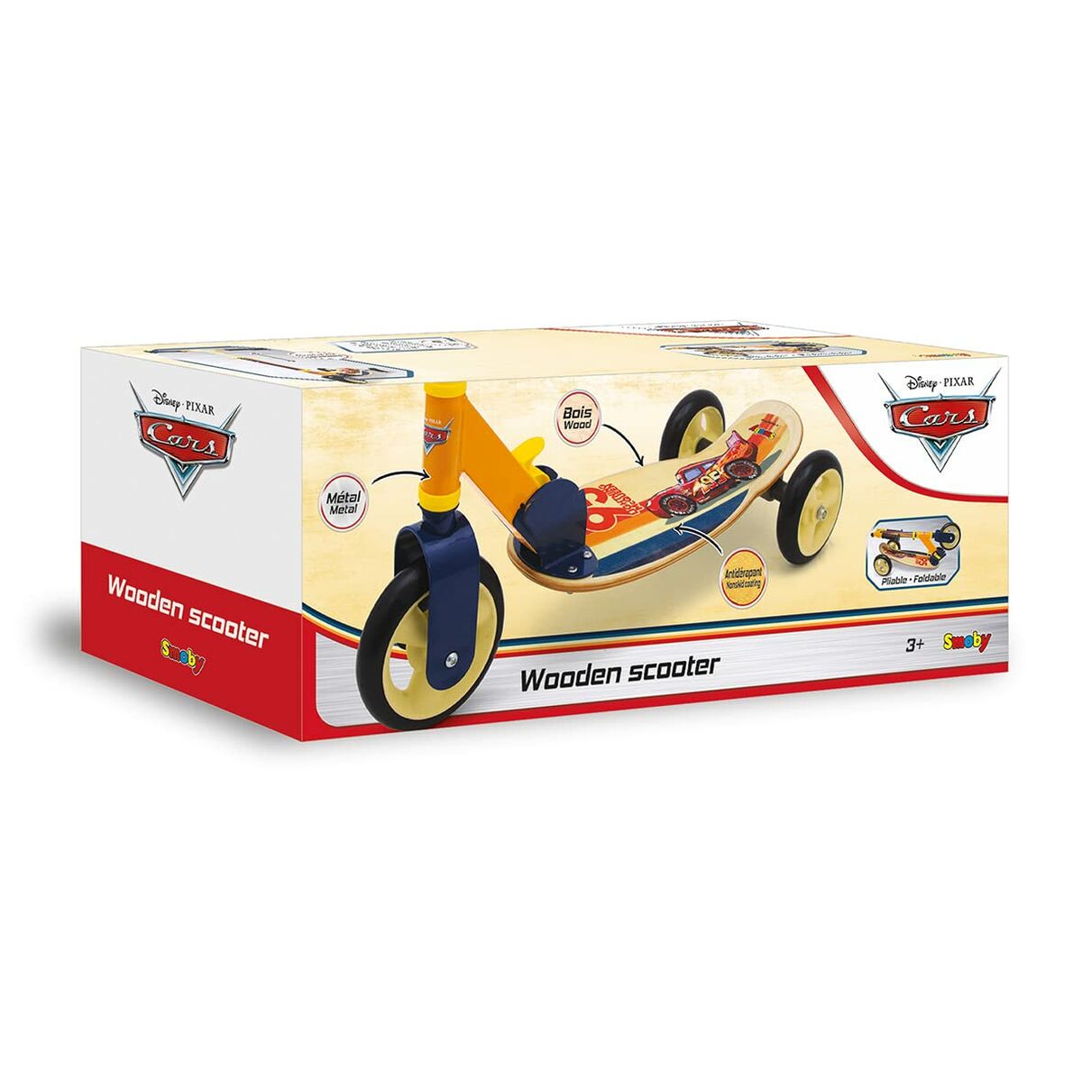 Trotinetă Smoby Cars - Jucarii si jocuri, În aer liber și sport