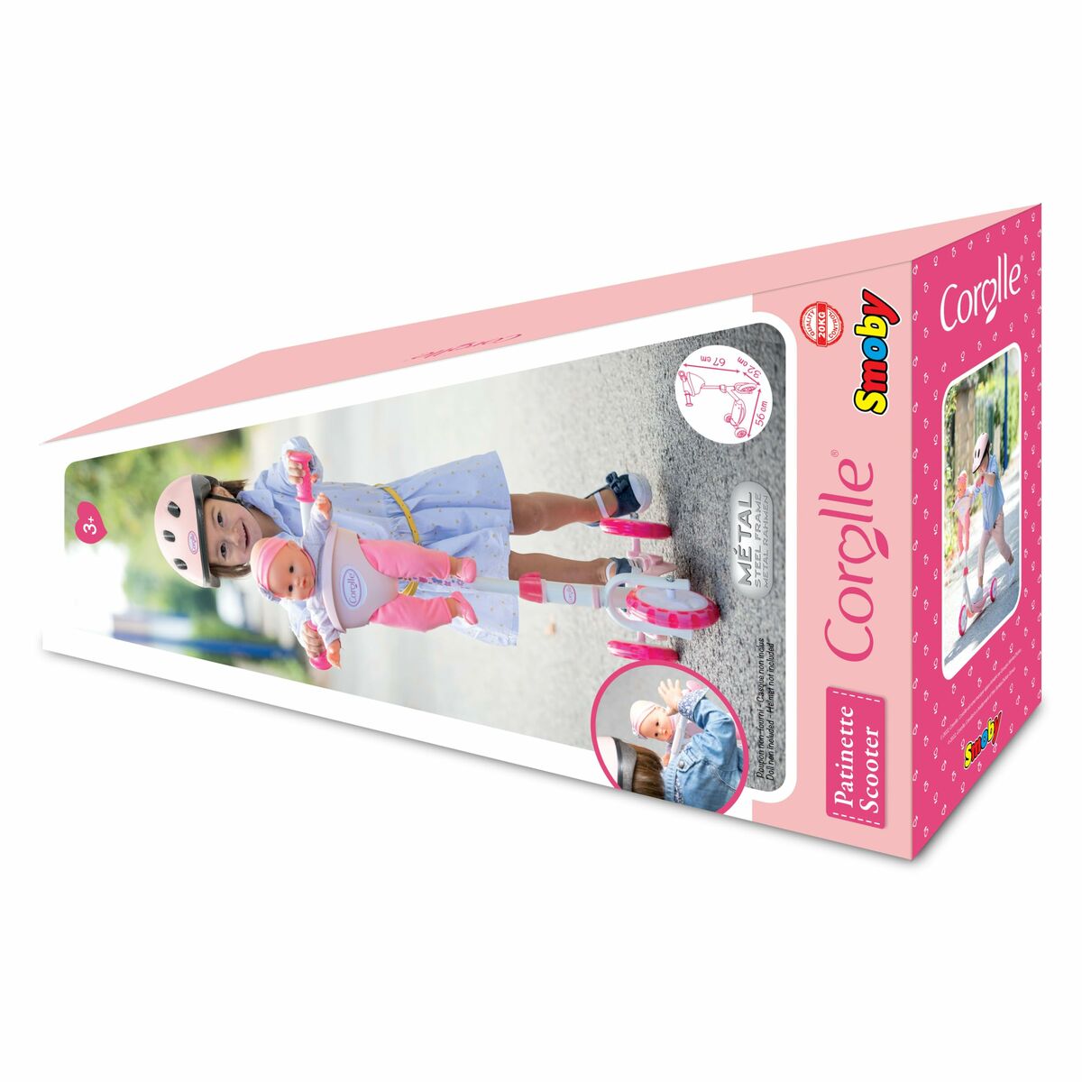 Trotinetă Smoby Roz - Sport și în aer liber, Mobilitate urbană