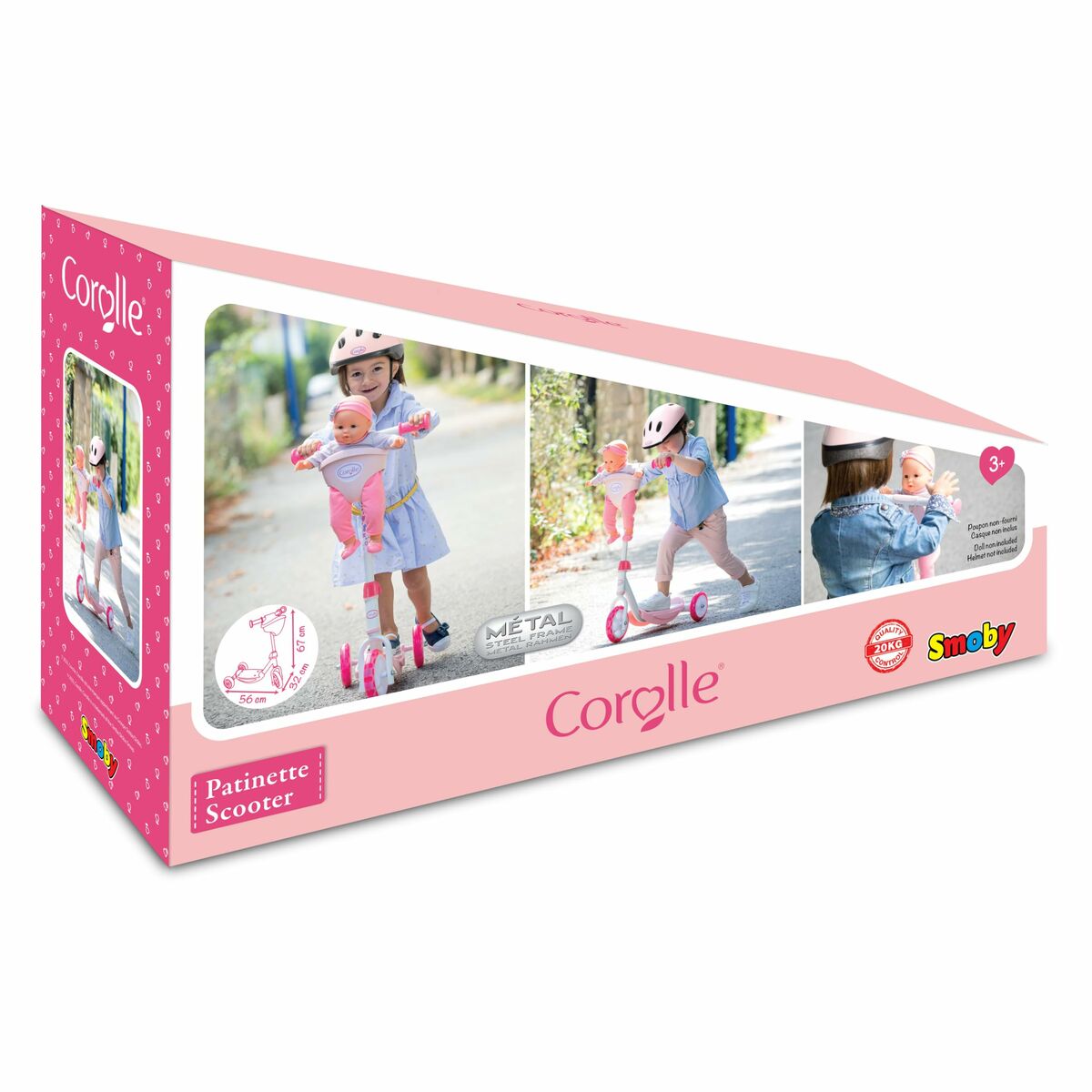 Trotinetă Smoby Roz - Sport și în aer liber, Mobilitate urbană