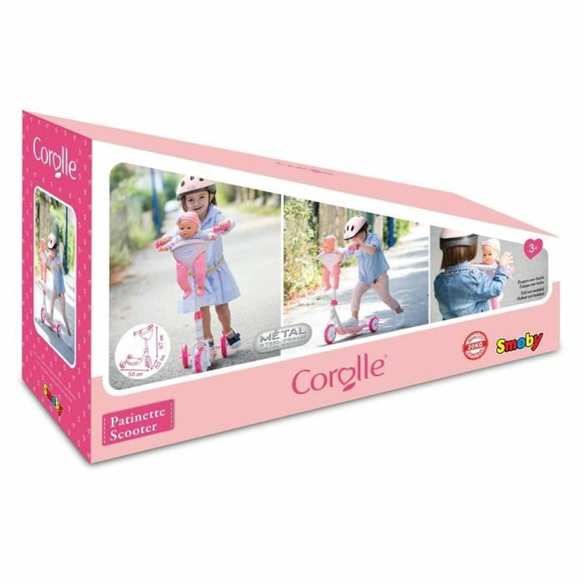 Trotinetă Smoby Roz - Sport și în aer liber, Mobilitate urbană