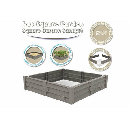 Cutie de nisip Smoby Plastic 77 x 76 x 17 cm 60 L - Jucarii si jocuri, În aer liber și sport