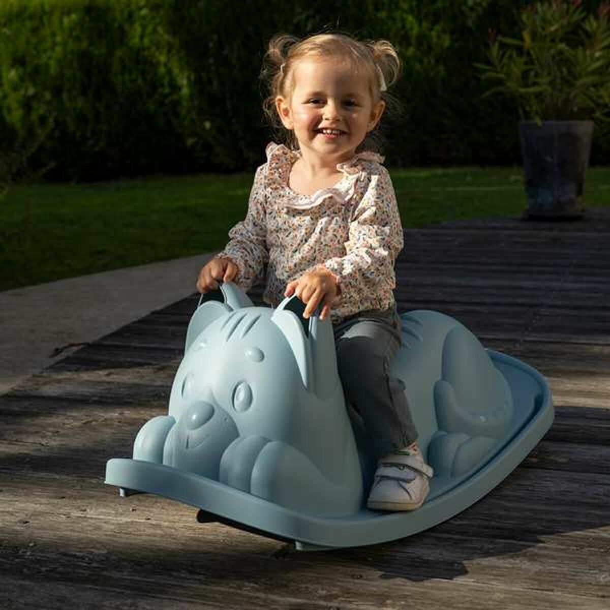 Balansoar Smoby Cat Albastru - Jucarii si jocuri, În aer liber și sport