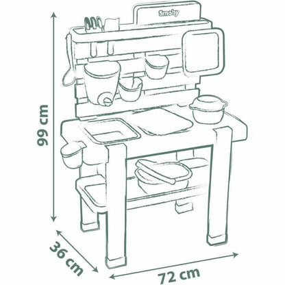 Bucătărie de Jucărie Smoby Life - Mud Kitchen - Jucarii si jocuri, Imitații de jocuri