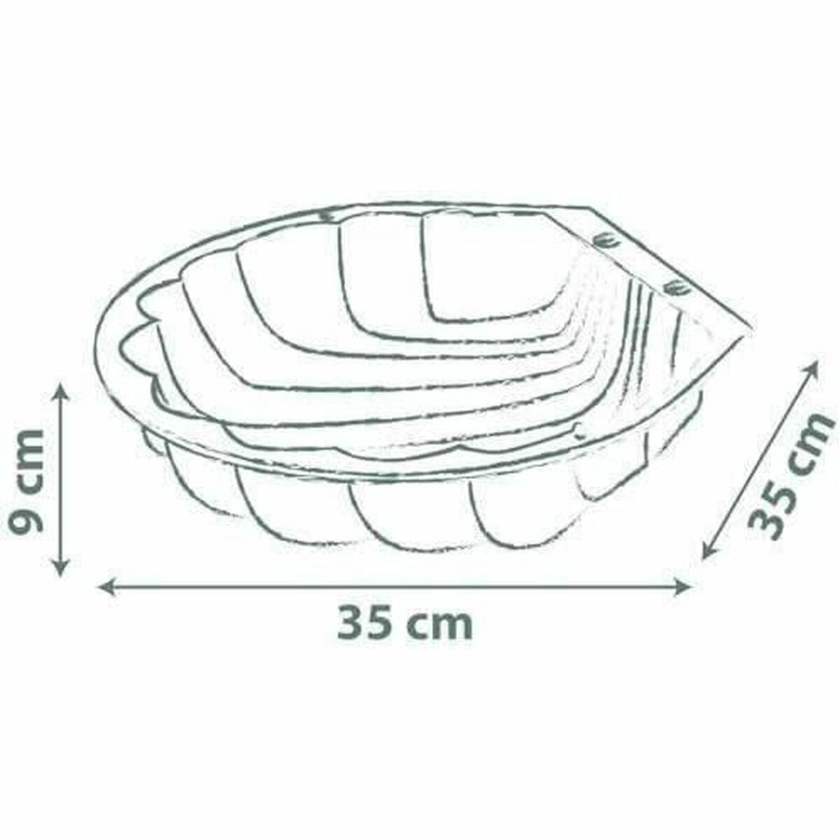 Cutie de nisip Smoby Life Plastic - Jucarii si jocuri, În aer liber și sport