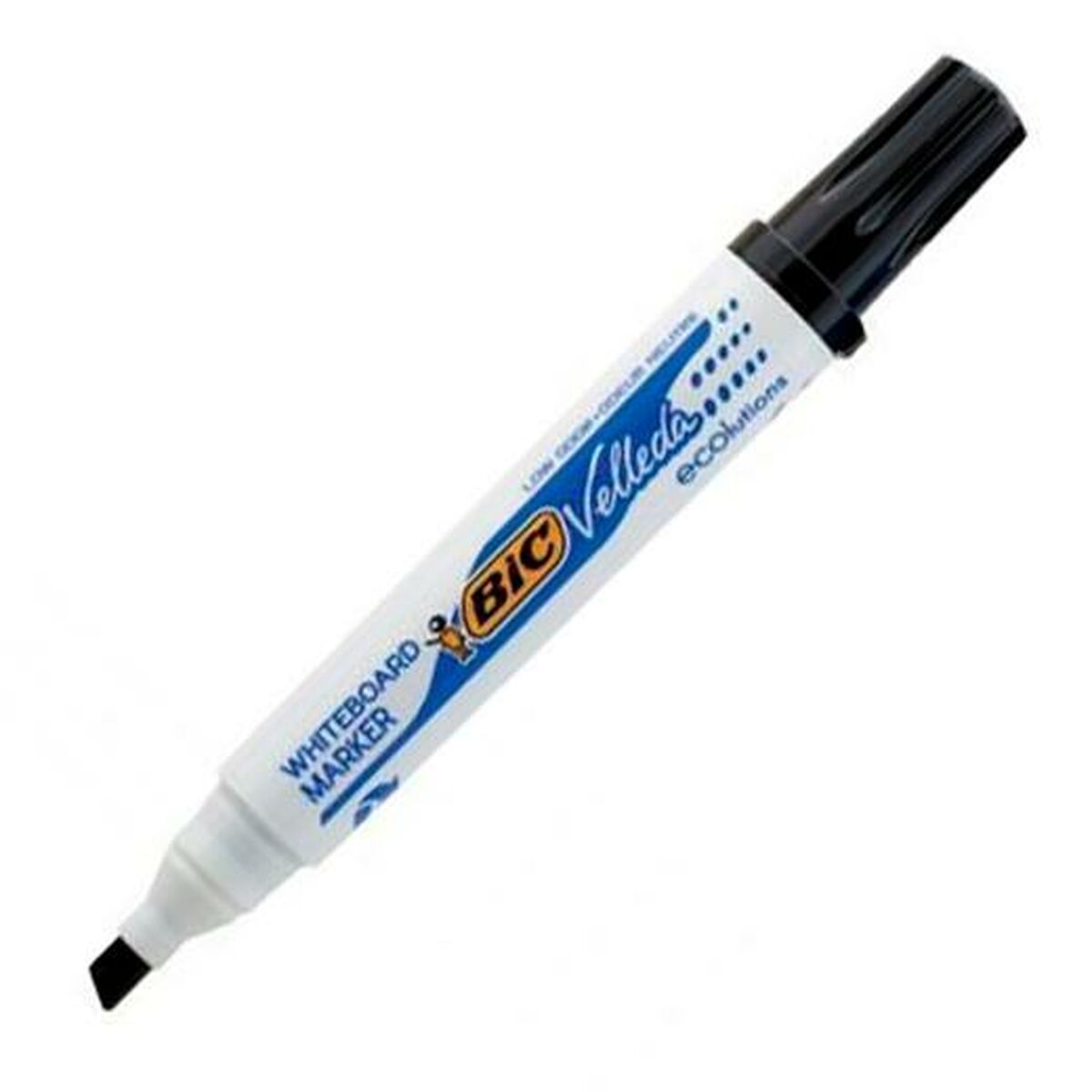 Markere cu cretă lichidă Bic Velleda 1751 Negru (12 Piese) - Birou și papetărie, Pixuri, creioane și articole de scris