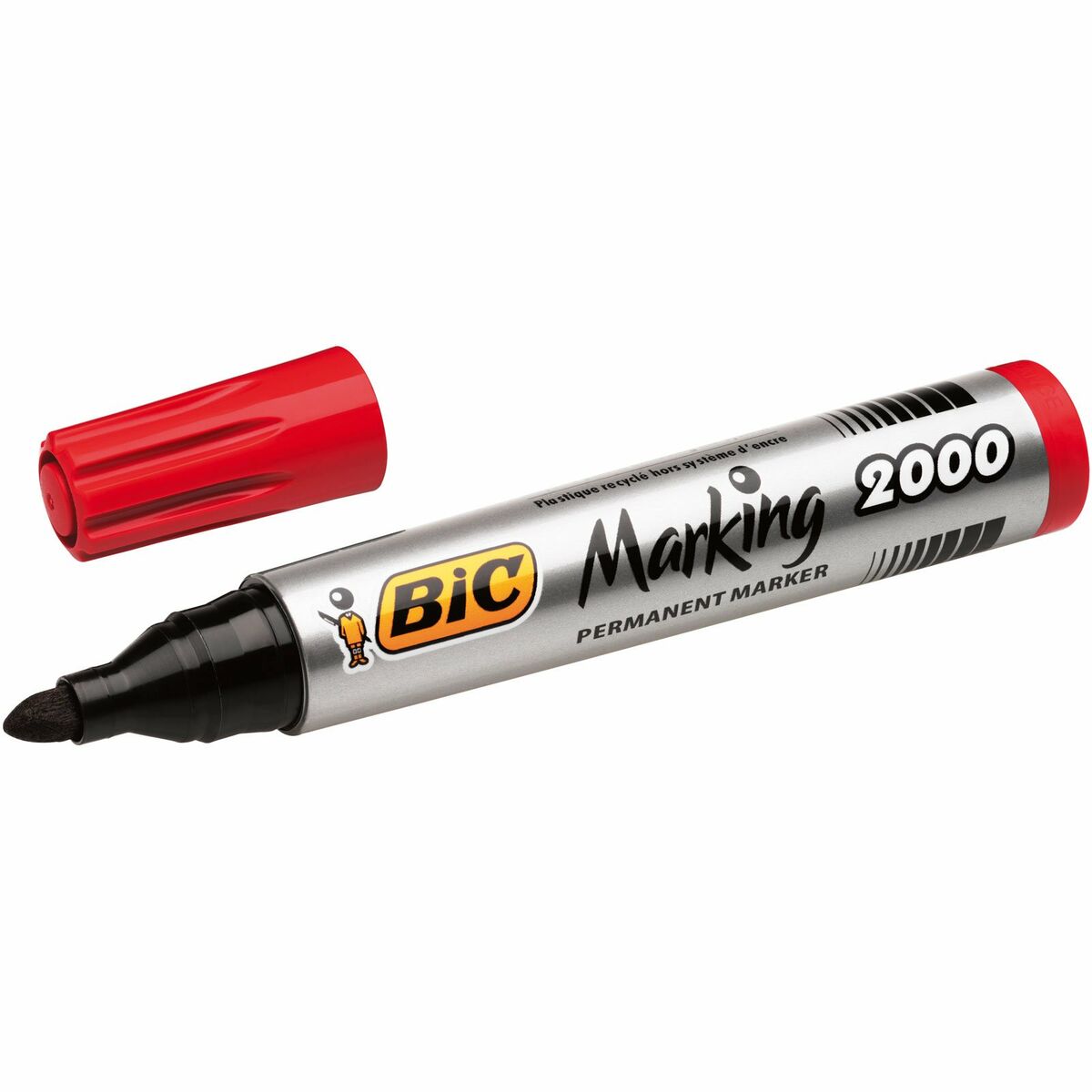 Marker permanent Bic Marking 2000 Roșu 12 Piese - Birou și papetărie, Pixuri, creioane și articole de scris