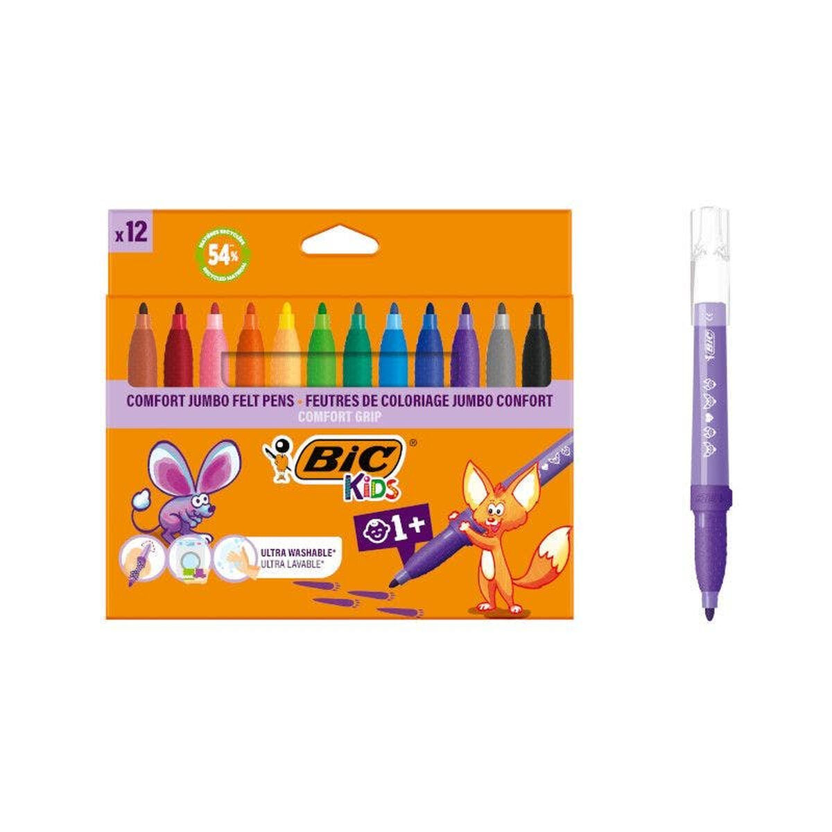 Set pentru desen Bic 517250 Multicolor (12 Unități) - Birou și papetărie, Pixuri, creioane și articole de scris