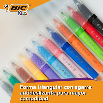 Set pentru desen Bic 517250 Multicolor (12 Unități) - Birou și papetărie, Pixuri, creioane și articole de scris