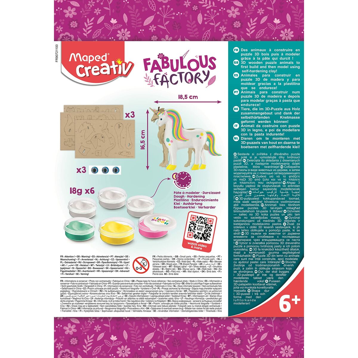Set de Lucru Manual Maped Fabulous Factory Unicorn - Jucarii si jocuri, Activități creative