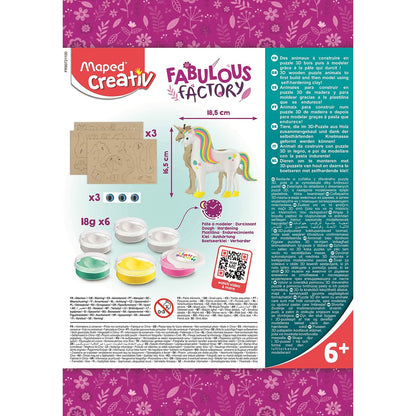 Set de Lucru Manual Maped Fabulous Factory Unicorn - Jucarii si jocuri, Activități creative