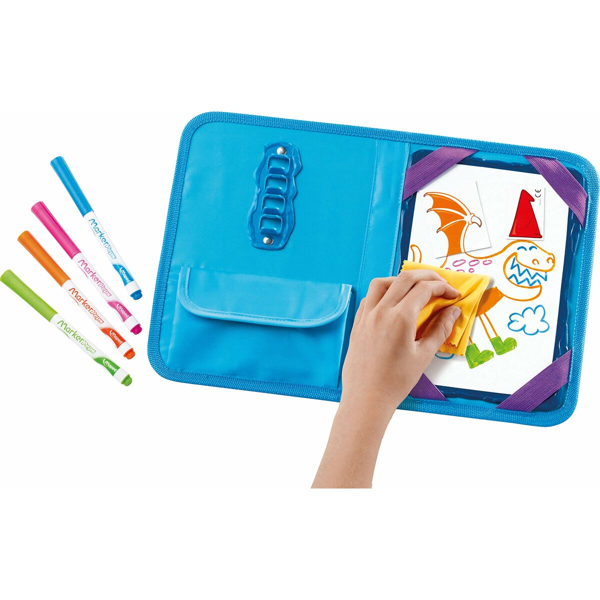 Set pentru desen Maped Travel Board 20 Piese - Jucarii si jocuri, Activități creative