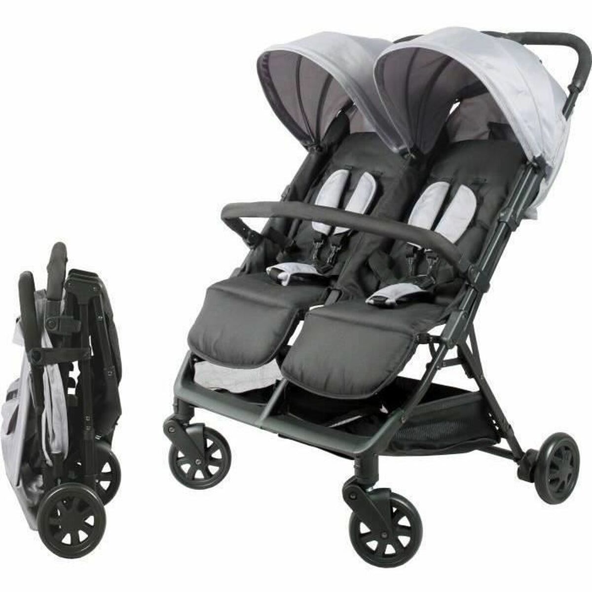 Cărucior de plimbat bebe Bambisol Gri - Bebelus, Cărucioare, scaune și accesorii