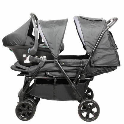 Cărucior de plimbat bebe Bambisol Negru - Bebelus, Cărucioare, scaune și accesorii