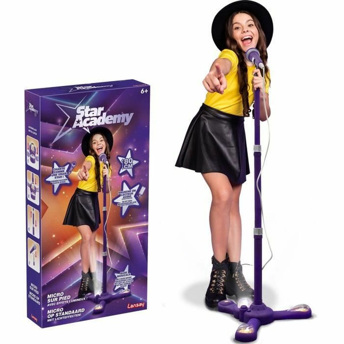 Microfon Karaoke Lansay Star Academy - Jucarii si jocuri, Jucării electronice