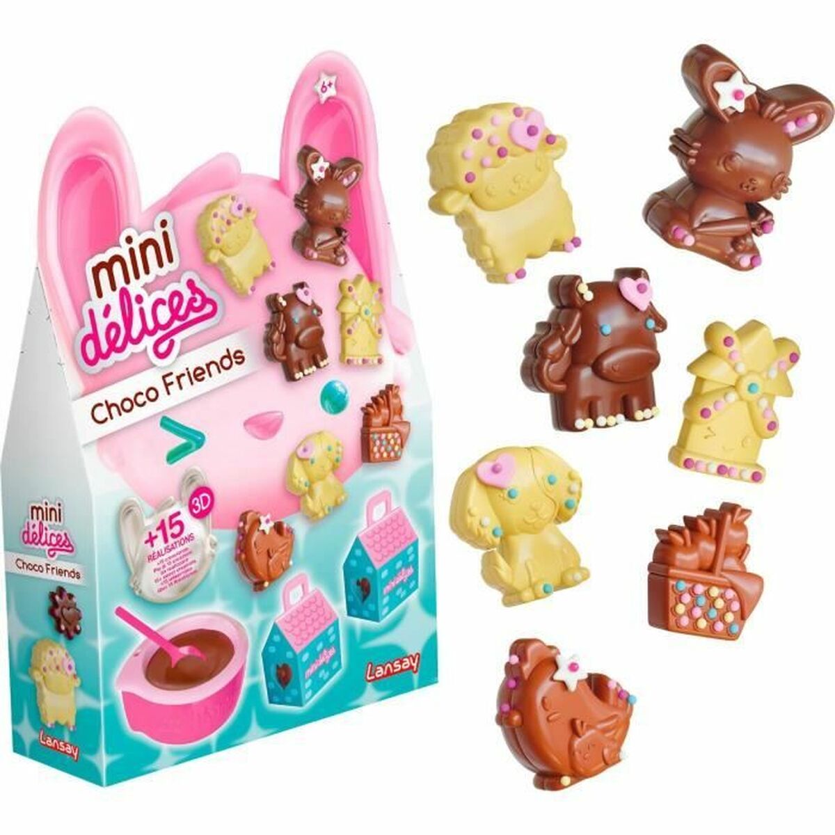 Set ustensile de bucătărie Lansay Mini delicias - LANSAY - Choco Friends - Jucarii si jocuri, Imitații de jocuri