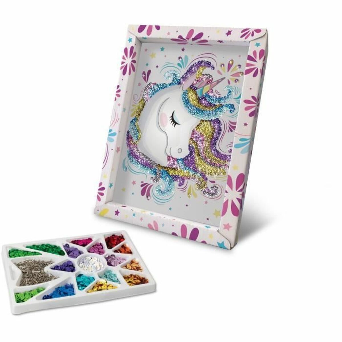 Set de Lucru Manual Lansay illustration with sequins - Jucarii si jocuri, Activități creative