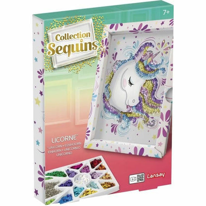 Set de Lucru Manual Lansay illustration with sequins - Jucarii si jocuri, Activități creative