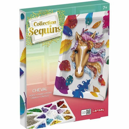 Set de Lucru Manual Lansay Collection Sequins Cheval (1 Piese) - Jucarii si jocuri, Activități creative