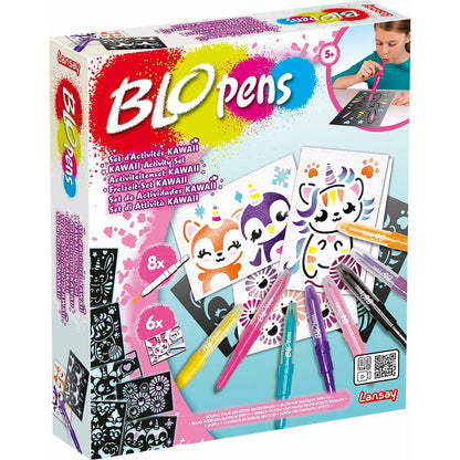 Cutie de Activități pentru Colorat Lansay BLOPENS KAWAII Multicolor - Jucarii si jocuri, Activități creative