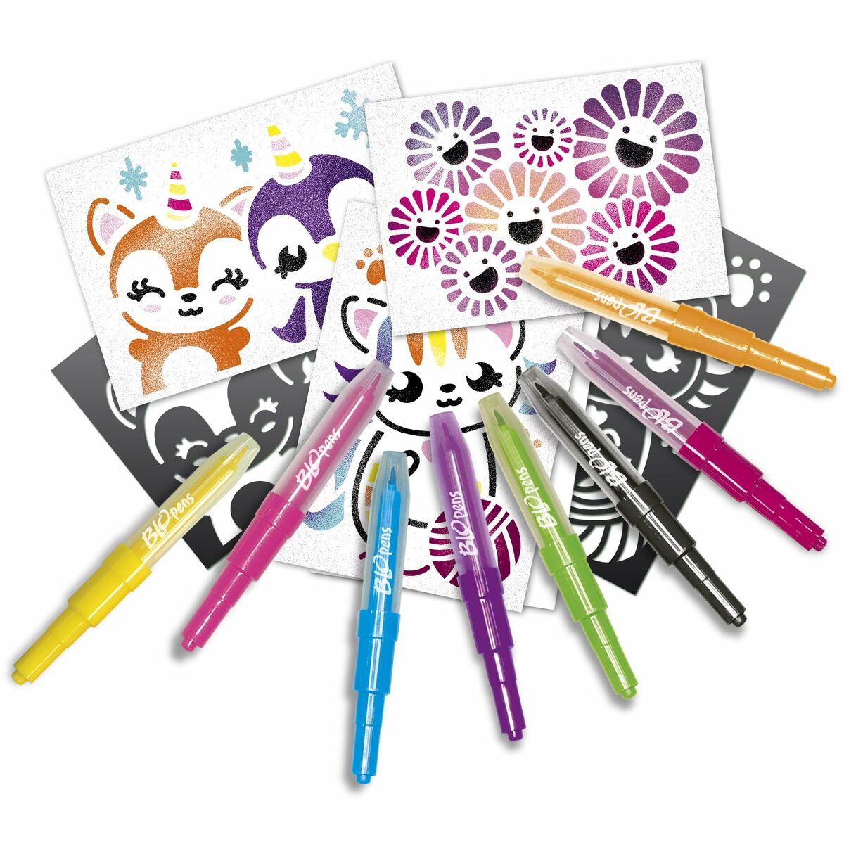 Cutie de Activități pentru Colorat Lansay BLOPENS KAWAII Multicolor - Jucarii si jocuri, Activități creative