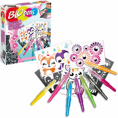 Cutie de Activități pentru Colorat Lansay BLOPENS KAWAII Multicolor - Jucarii si jocuri, Activități creative