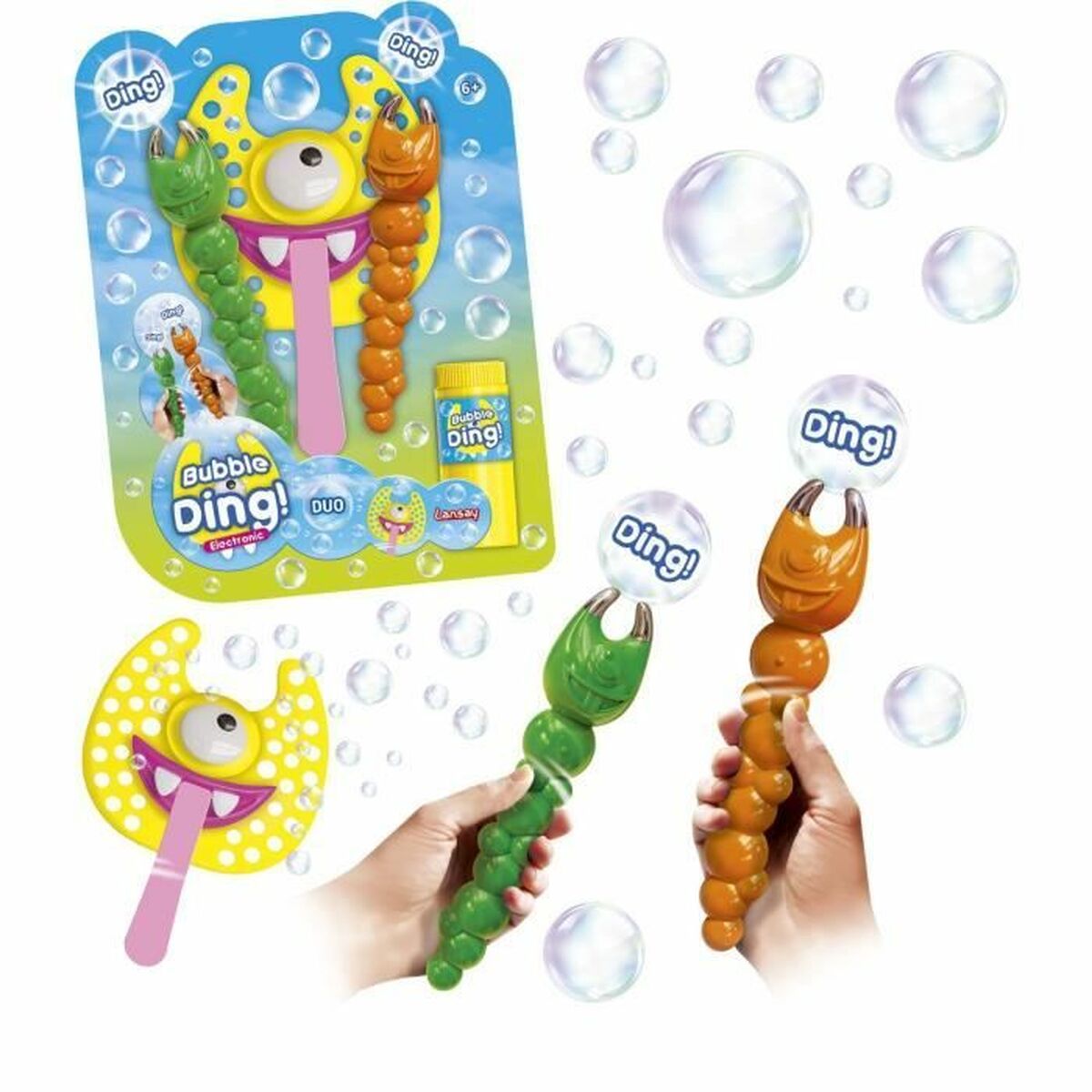 Joc cu Baloane de Săpun Lansay Bubble Ding Duo Electronic - Jucarii si jocuri, În aer liber și sport