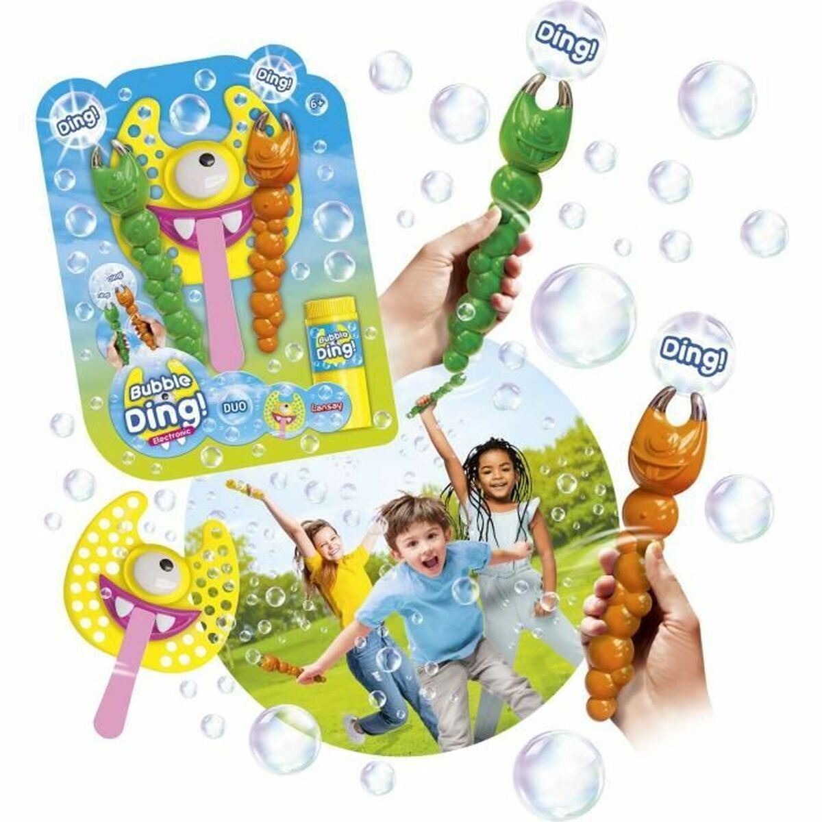 Joc cu Baloane de Săpun Lansay Bubble Ding Duo Electronic - Jucarii si jocuri, În aer liber și sport
