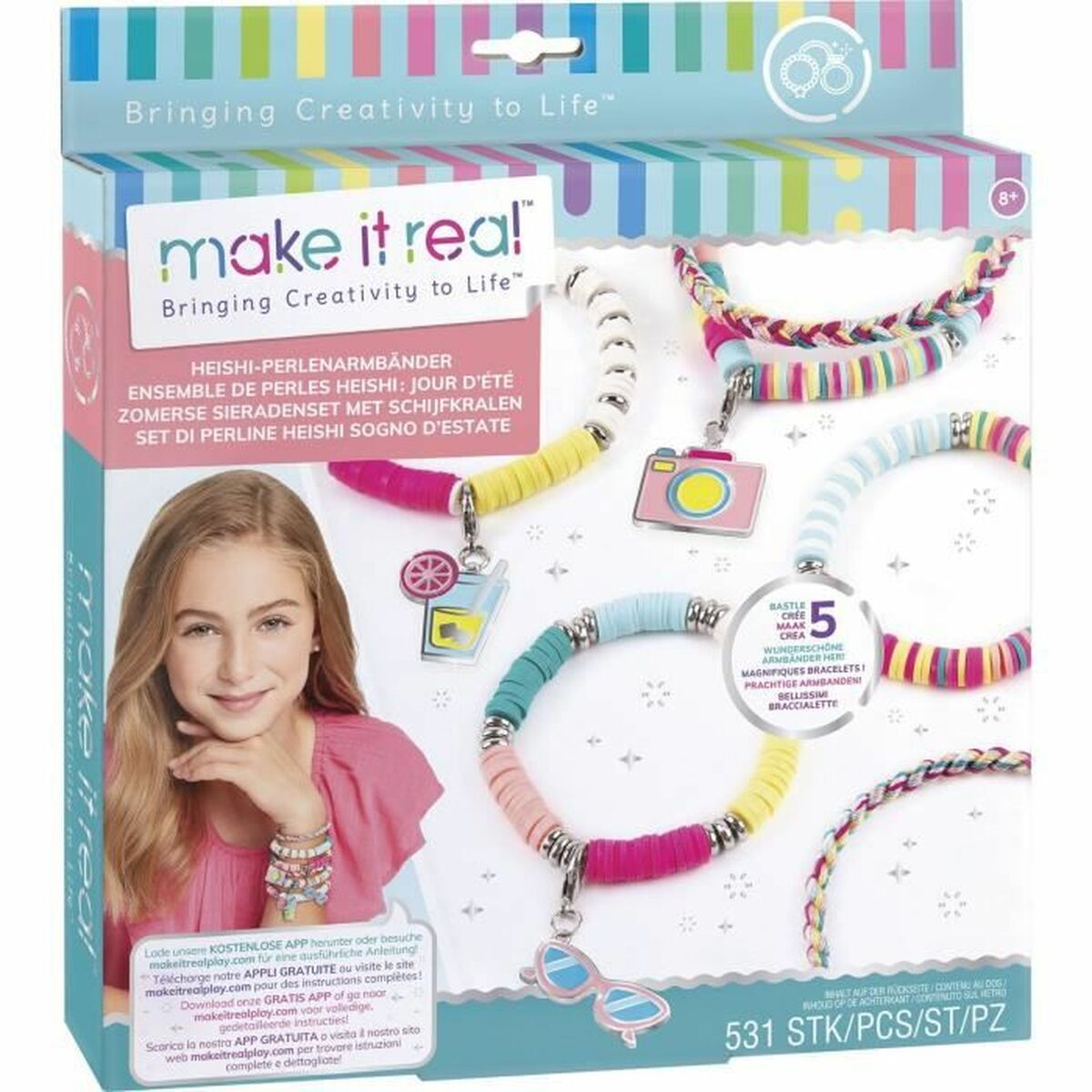 Mărgele Lansay Make It Real - Jucarii si jocuri, Activități creative