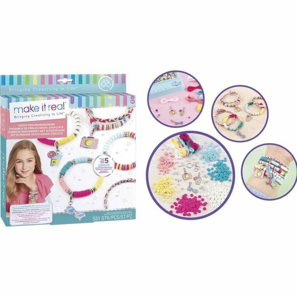 Mărgele Lansay Make It Real - Jucarii si jocuri, Activități creative