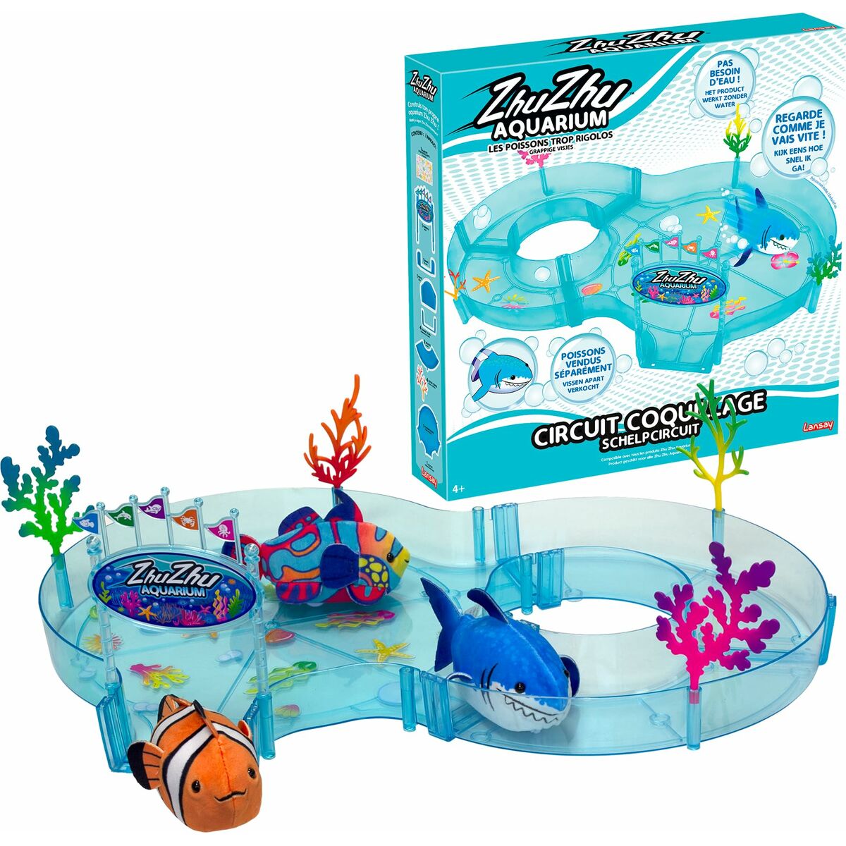 Vărsător Lansay Circuit Coquillage Zhu Zhu Aquarium - Jucarii si jocuri, Jucării electronice