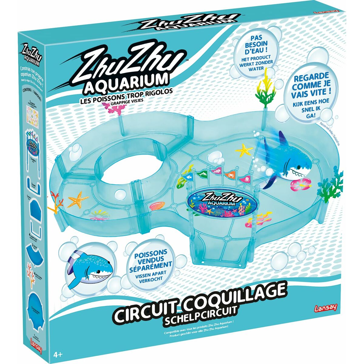 Vărsător Lansay Circuit Coquillage Zhu Zhu Aquarium - Jucarii si jocuri, Jucării electronice