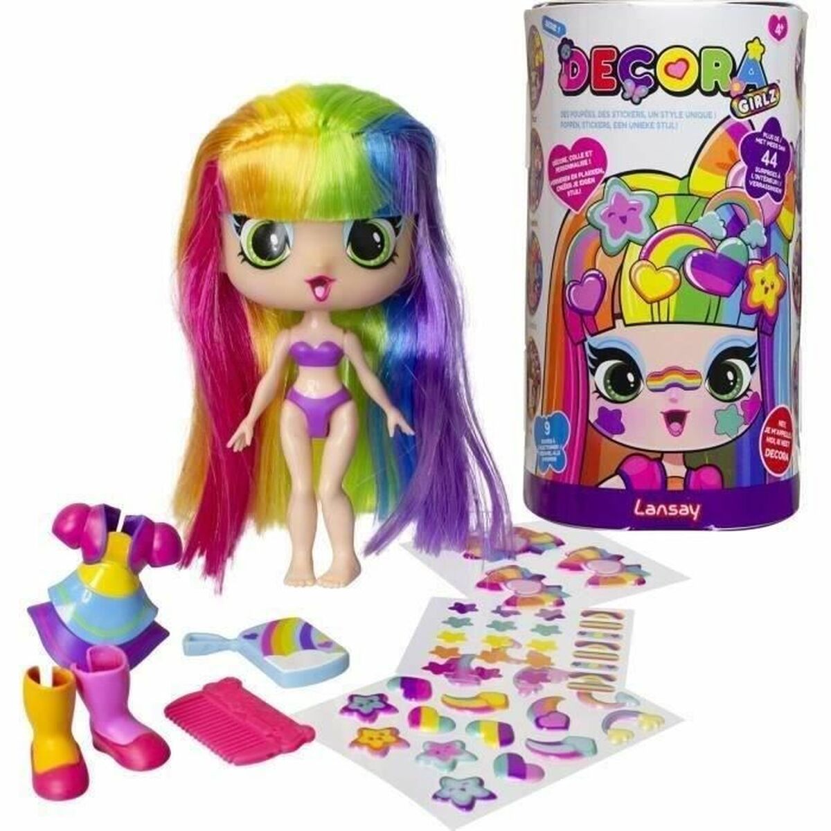 Păpușă Lansay Decora girl - Jucarii si jocuri, Păpuși și accesorii