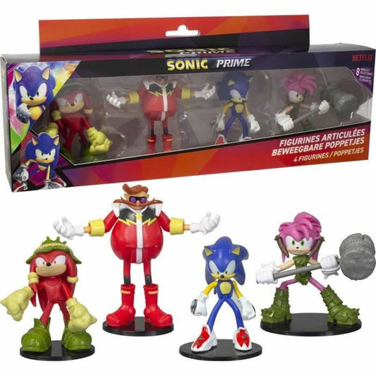 Figurine Articulate Sonic Prime 4 Piese - Jucarii si jocuri, Păpuși și figurine