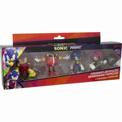 Figurine Articulate Sonic Prime 4 Piese - Jucarii si jocuri, Păpuși și figurine
