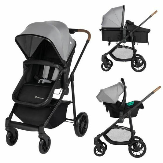 Cărucior de plimbat bebe Haze 3 in 1 i-Size Gri - Bebelus, Cărucioare, scaune și accesorii