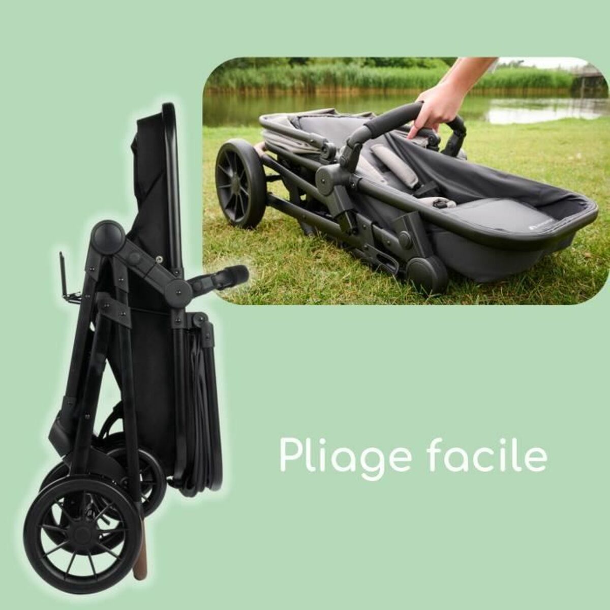 Cărucior de plimbat bebe Haze 3 in 1 i-Size Gri - Bebelus, Cărucioare, scaune și accesorii