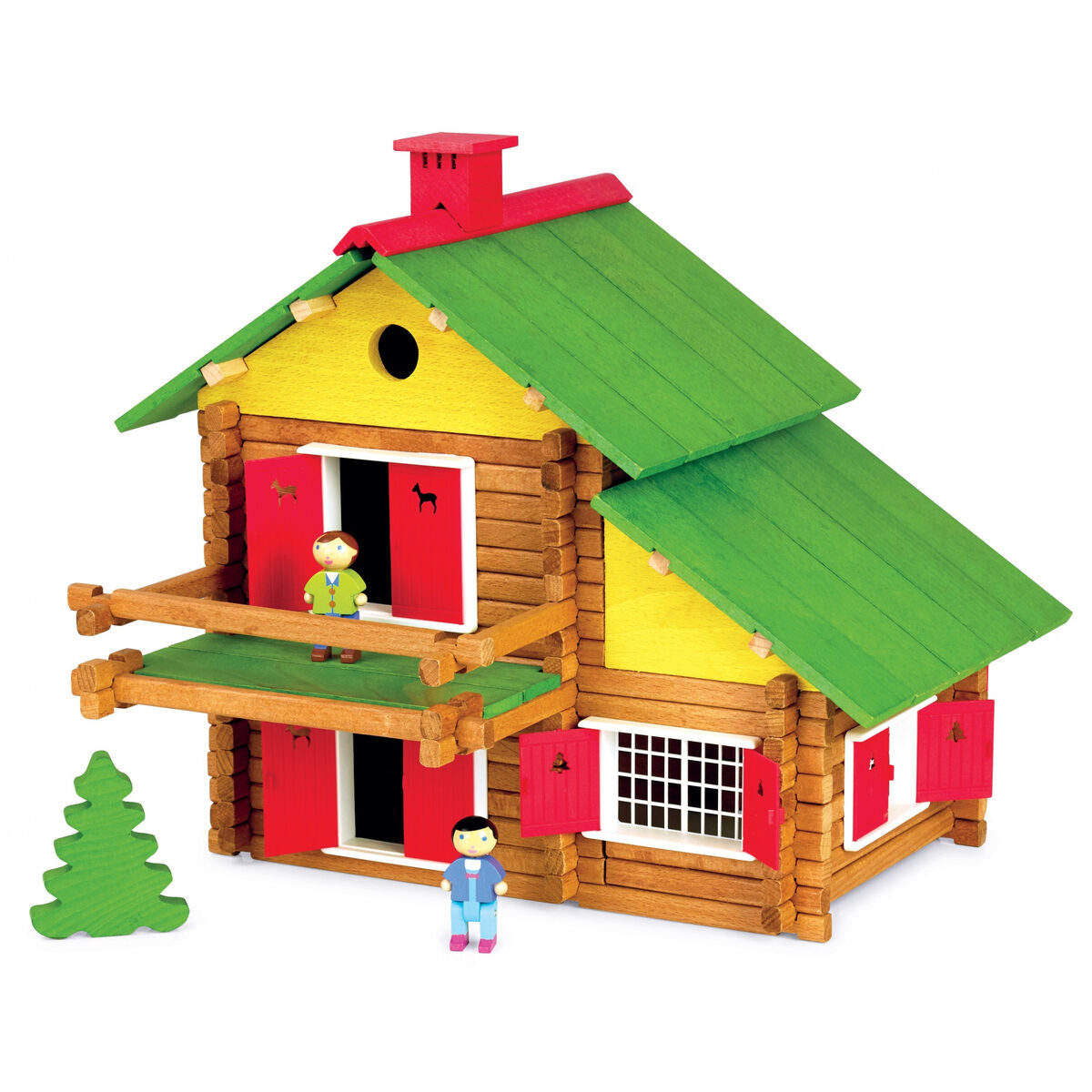 Playset Jeujura My Wooden Chalet - Jucarii si jocuri, Păpuși și figurine